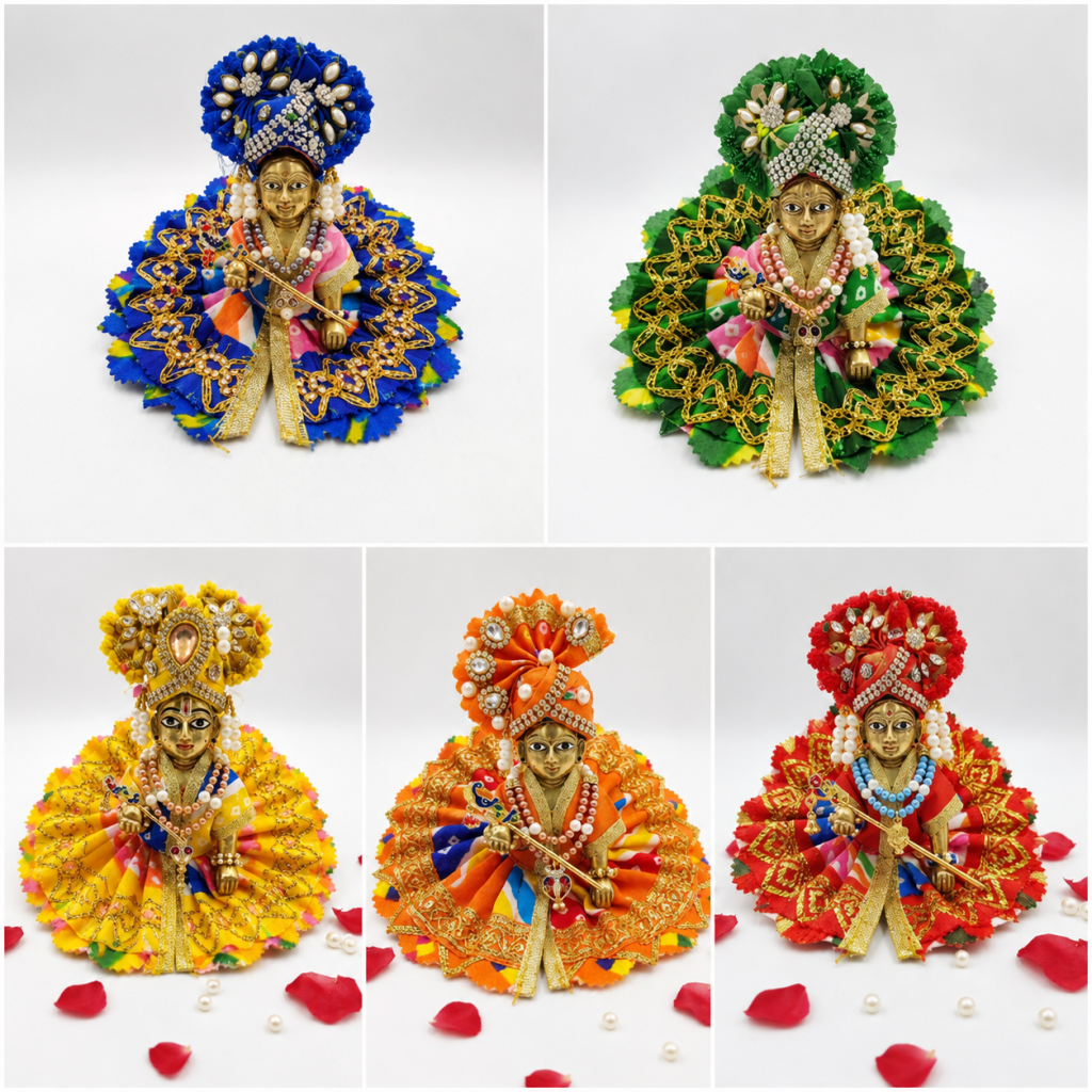 Laddu Gopal Poshak With Mukut