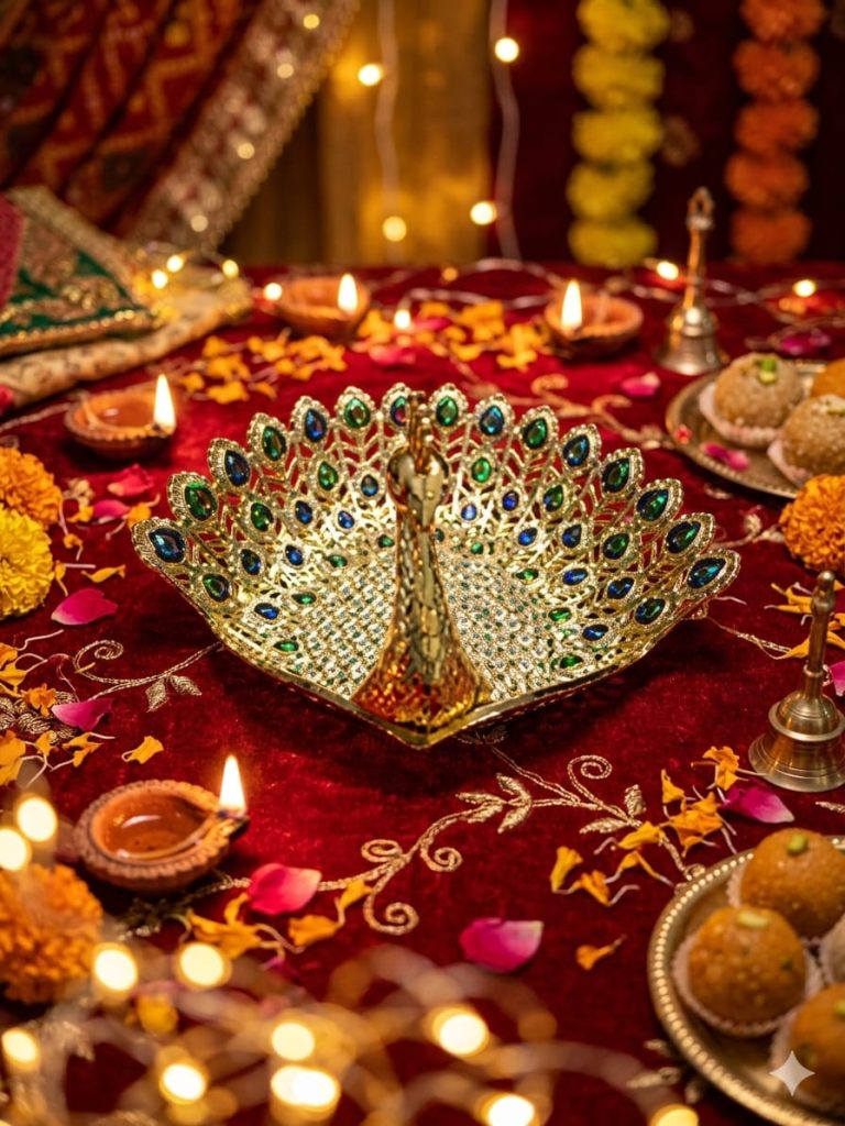 Vrihyara Pecock Tray