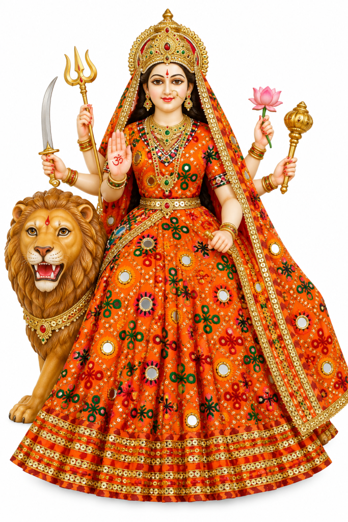 Mata rani Poshak -9 inch
