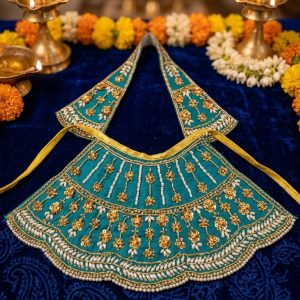 Mata Rani Lehenga Chunni- Multiple colour in Size 6 Inch (Lehenga)