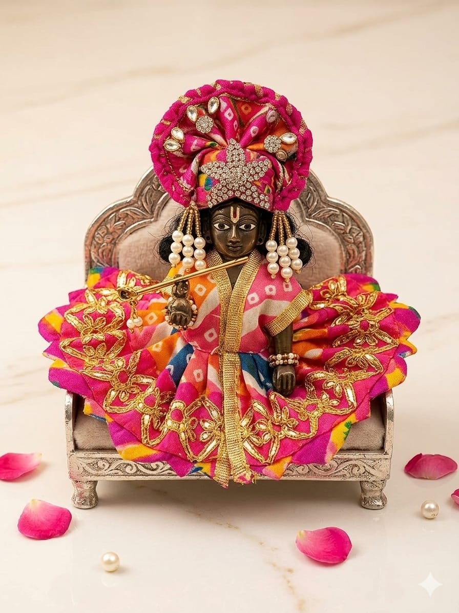 Kanhaji poshak -size 1 -Poshak and pagdi- 2 set - Image 3